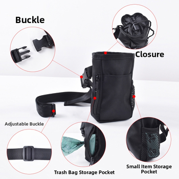Φορητή τσάντα σνακ για κατοικίδια για εκπαίδευση σκύλων εξωτερικού χώρου, πολυλειτουργική τσάντα μέσης για αναζήτηση τροφής, ανταμοιβή απόδοσης για σκύλους