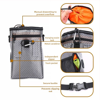 Shenzhen Pet Factory Τσάντα μεγάλης χωρητικότητας για κατοικίδια, τσάντα σνακ για υπαίθρια εκπαίδευση, σακούλα σκουπιδιών για κατοικίδια