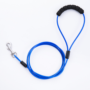 Σχοινί έλξης με αλυσίδα για σκύλους που δεν δαγκώνει, σχοινί από ατσάλι, σχοινί για σκύλους, είδη κατοικίδιων, σχοινί που δεν δαγκώνει, Amazon, πολλαπλά μεγέθη σε απόθεμα