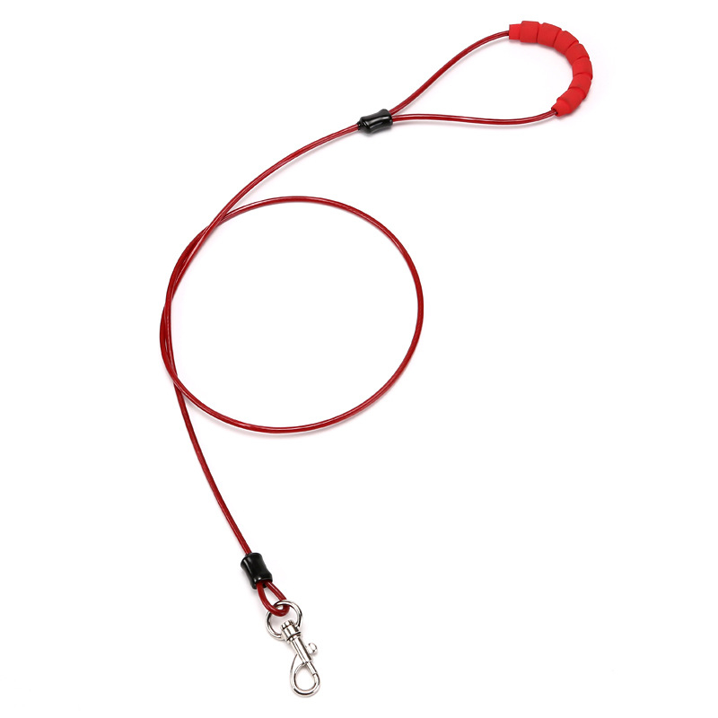 Σχοινί έλξης με αλυσίδα για σκύλους που δεν δαγκώνει, σχοινί από ατσάλι, σχοινί για σκύλους, είδη κατοικίδιων, σχοινί που δεν δαγκώνει, Amazon, πολλαπλά μεγέθη σε απόθεμα