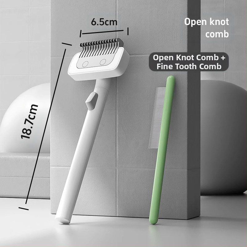 Гребен за разплитане на домашни любимци Тънък гребен Гребен за кучета Гребен за котки Гребен за премахване на косми Гребен за кучета и котки Гребен за премахване на косми Гребен за кучета и котки