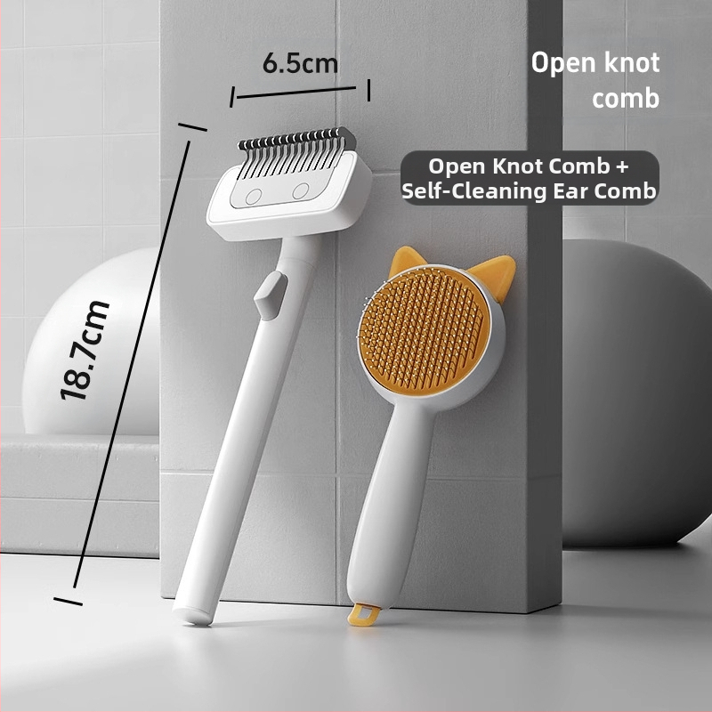 Гребен за разплитане на домашни любимци Тънък гребен Гребен за кучета Гребен за котки Гребен за премахване на косми Гребен за кучета и котки Гребен за премахване на косми Гребен за кучета и котки
