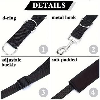 Νέα ζώνη μπάνιου περιποίησης κατοικίδιων ζώων με σταθερό λουρί ομορφιάς για σκύλους για καθαρισμό γούνας ζώνης σκύλου