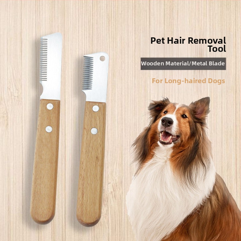 Нож за дърпане на косми, гребен за домашни любимци, нож за остъргване, West Highland Bull Terrier, Schnery Terrier, инструменти за груминг на кучета, домашни любимци