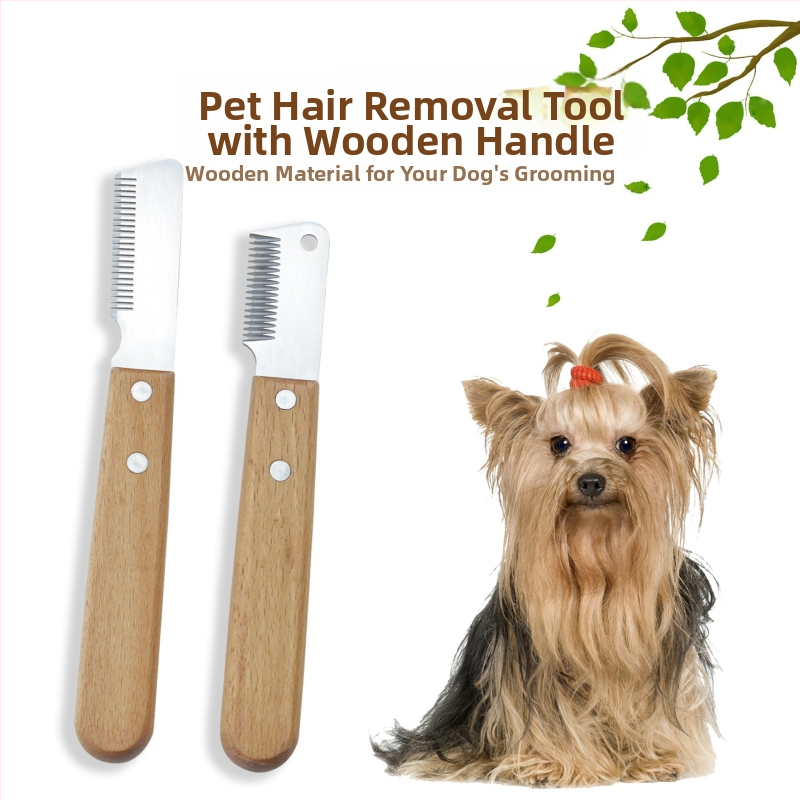 Нож за дърпане на косми, гребен за домашни любимци, нож за остъргване, West Highland Bull Terrier, Schnery Terrier, инструменти за груминг на кучета, домашни любимци
