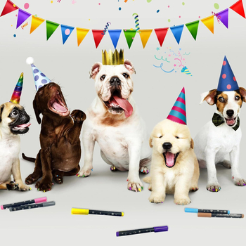 Βερνίκι νυχιών σκύλου, γάτας, μαλακό κεφάλι ακρυλικού μαρκαδόρου, χρώμα γκράφιτι, DYI, βαμμένο στυλό νυχιών για κατοικίδια