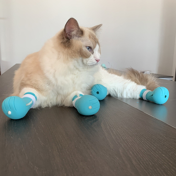 Καλύμματα ποδιών για γάτες για μπάνιο, παπούτσια για γάτες, Καλύμματα ποδιών γάτας, Αντιχαρακτικά καλύμματα ποδιών σιλικόνης με νύχια γάτας, Ψαλίδι νυχιών, Αντιχαρακτικά παπούτσια για κατοικίδια