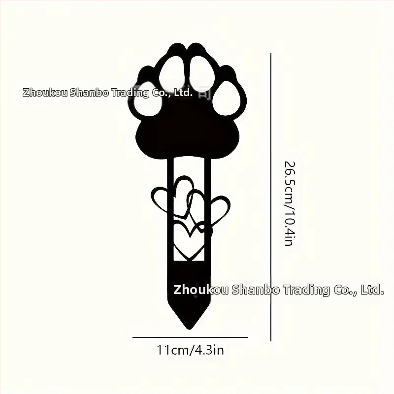 метална купчина паметници за домашни любимци с трансгранична граница, метална купчина паметници за кучешка градина, водоустойчива градинска декорация, декорация за тревна площ