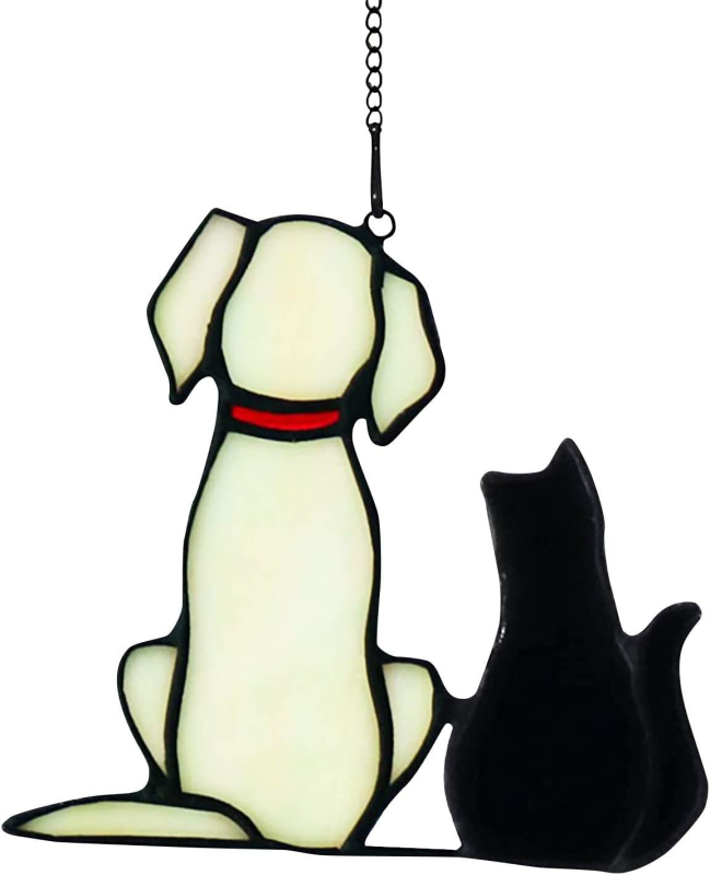 Tarpvalstybinis naujas produktas, angelo sparnai, naminių gyvūnėlių šunų atminimo dovana, suvenyras, pakabinamas langas, saulės gaudytojas, katės letenėlė, pakabinamas aksesuaras