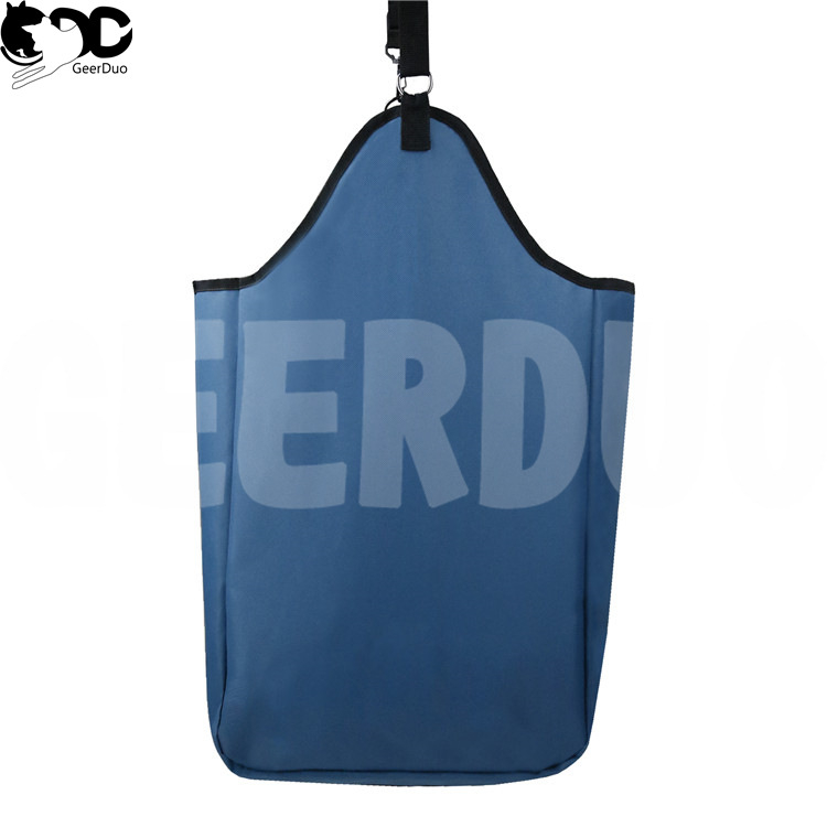 Amazon същата висяща торба с един отвор за кон, оксфордска платнена чанта, издръжлива сламена чанта, чанта за сено, чанта за съхранение на плевели за пасища