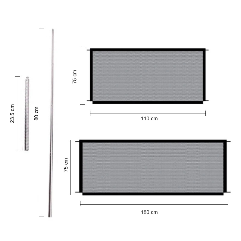 Magic-Gate lemmikloomade isolatsioonivõrk, piiriülene lemmikloomade, kasside ja koerte tara, kaasaskantav kokkupandav turvaaed