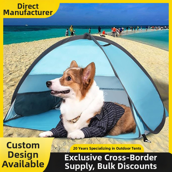 Палатка за кучета Crossborder Explosions Pop-up, налична за вътрешна и външна употреба, гнездо за котки, водоустойчива, дишаща, с качулка, слънцезащитен крем за външна употреба.