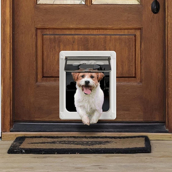 Tehase lemmikloomatarvete kassiuks, kassihoidja, koerauks, kontrollitud juurdepääsu suund, valge, must, pruun lemmikloomauks