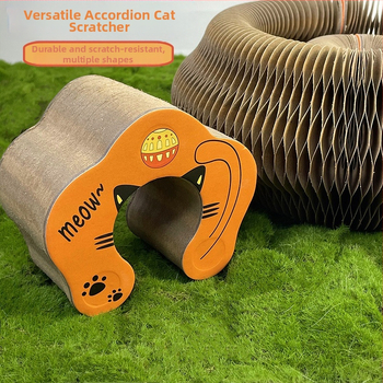 Szerves macskakaparó deszka mágneses szívású cserélhető hullámpapír self-free macskajáték önmegkönnyítő karmos kopásálló macskajáték