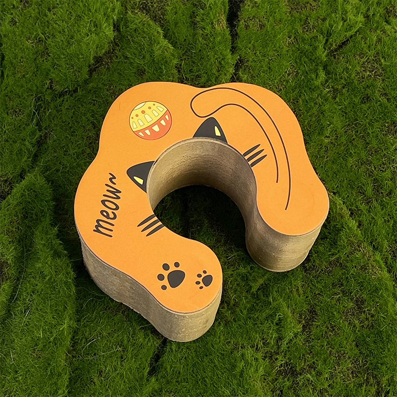 Szerves macskakaparó deszka mágneses szívású cserélhető hullámpapír self-free macskajáték önmegkönnyítő karmos kopásálló macskajáték