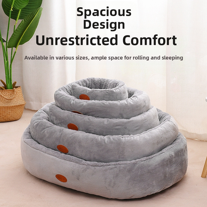 Veľkoobchodná továreň na mačacie hniezdo, zimné teplé zahustené oválne hniezdo, univerzálne hniezdo pre domáce zvieratá, zimná búda pre malé psy