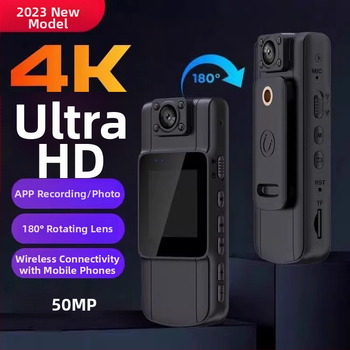 Prekogranična 4K Ultra HD kamera sa zaslonom, WiFi snimačem, video kamerom za nošenje na prsima, za sportsku vožnju i DV-om