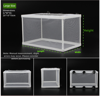 Kutija za uzgoj s koritom, inkubator za izleganje riba, kutija za izolaciju riba, mreža za uzgoj, velika kutija za izleganje riba
