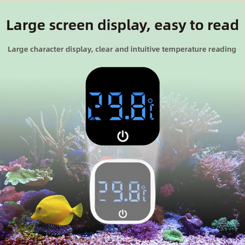 Akvariumo vandens temperatūros matuoklis, akvariumo žuvų bako termometras, LED mini elektroninis skaitmeninis termometras, tarpvalstybinis naujas termometras
