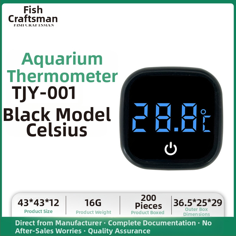 Akvariumo vandens temperatūros matuoklis, akvariumo žuvų bako termometras, LED mini elektroninis skaitmeninis termometras, tarpvalstybinis naujas termometras