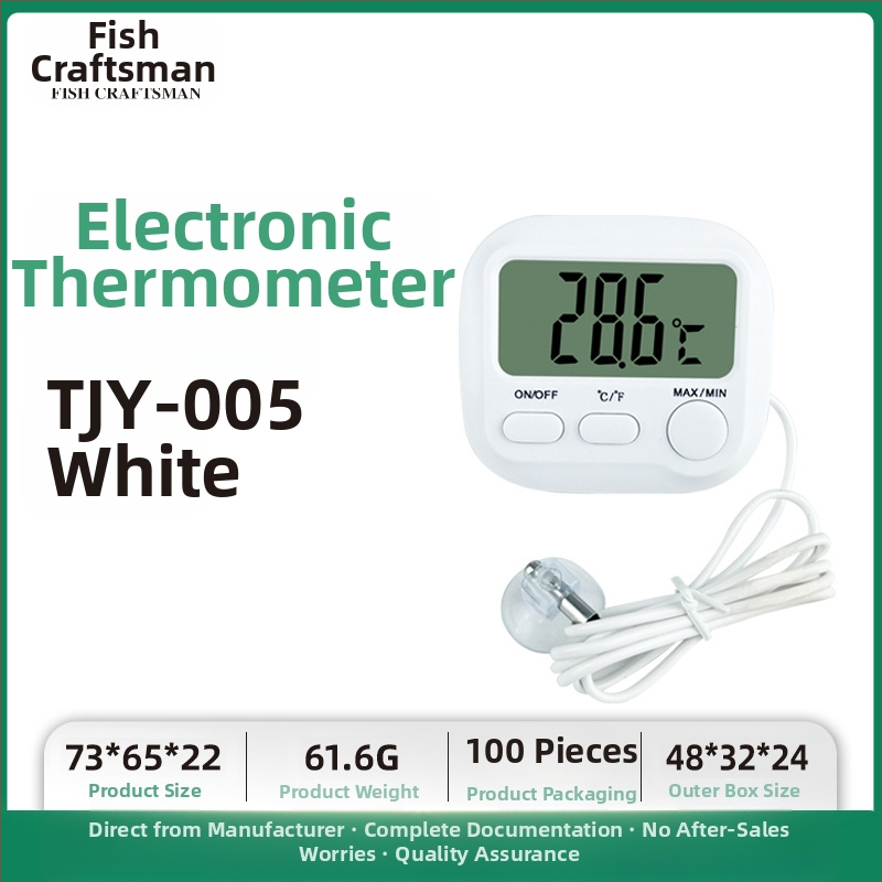 Akvariumo vandens temperatūros matuoklis, akvariumo žuvų bako termometras, LED mini elektroninis skaitmeninis termometras, tarpvalstybinis naujas termometras