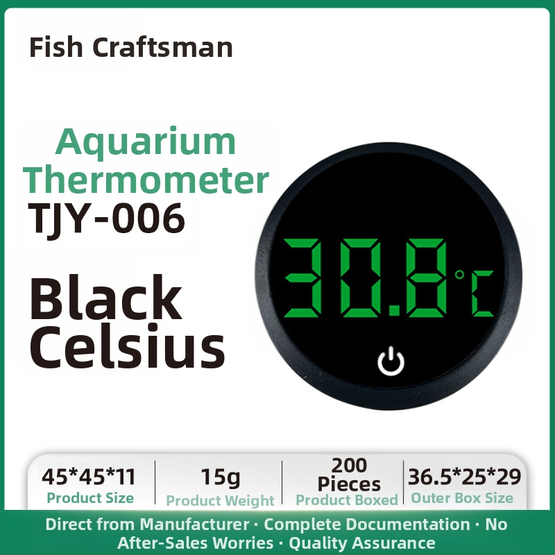 Akvariumo vandens temperatūros matuoklis, akvariumo žuvų bako termometras, LED mini elektroninis skaitmeninis termometras, tarpvalstybinis naujas termometras