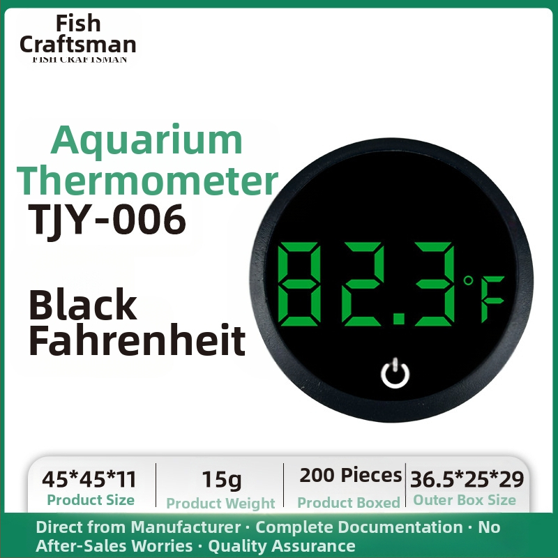 Akvariumo vandens temperatūros matuoklis, akvariumo žuvų bako termometras, LED mini elektroninis skaitmeninis termometras, tarpvalstybinis naujas termometras