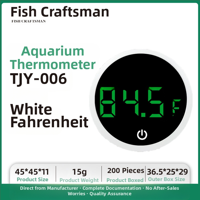 Akvariumo vandens temperatūros matuoklis, akvariumo žuvų bako termometras, LED mini elektroninis skaitmeninis termometras, tarpvalstybinis naujas termometras