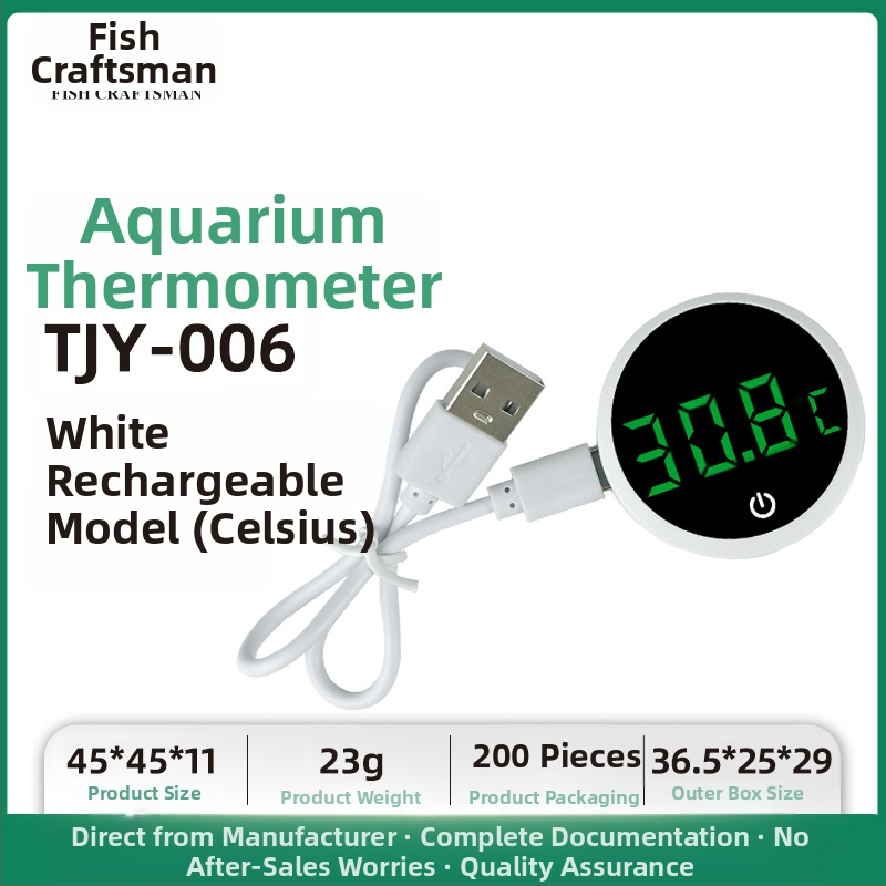 Akvariumo vandens temperatūros matuoklis, akvariumo žuvų bako termometras, LED mini elektroninis skaitmeninis termometras, tarpvalstybinis naujas termometras