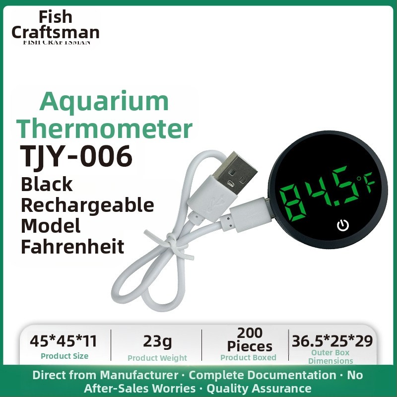 Akvariumo vandens temperatūros matuoklis, akvariumo žuvų bako termometras, LED mini elektroninis skaitmeninis termometras, tarpvalstybinis naujas termometras