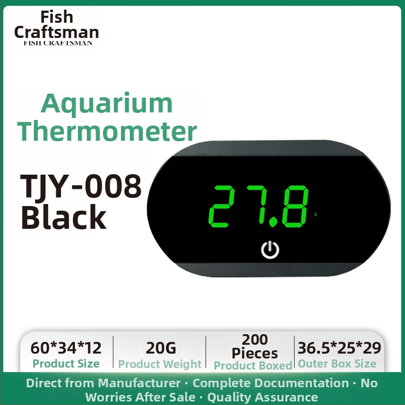 Akvariumo vandens temperatūros matuoklis, akvariumo žuvų bako termometras, LED mini elektroninis skaitmeninis termometras, tarpvalstybinis naujas termometras