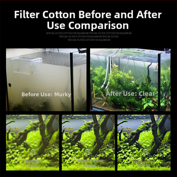 Žuvų akvariumo filtro medvilnė, didelio tankio juoda, sutirštinta biocheminė medvilnė, vandens valymo rotango medvilnė, vėžlių akvariumo filtro medžiaga, filtro kempinė