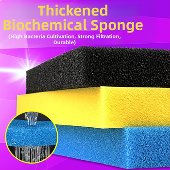 Žuvų akvariumo filtro medvilnė, didelio tankio juoda, sutirštinta biocheminė medvilnė, vandens valymo rotango medvilnė, vėžlių akvariumo filtro medžiaga, filtro kempinė
