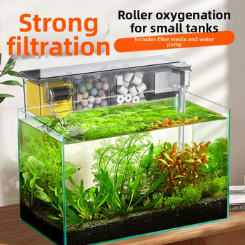 Akvariumo filtras, mažas išorinis krioklys, prie sienos tvirtinamas vėžlių filtras, mažas trijų viename filtras, tylus vandens siurblys, vandens valymo cirkuliacinis siurblys