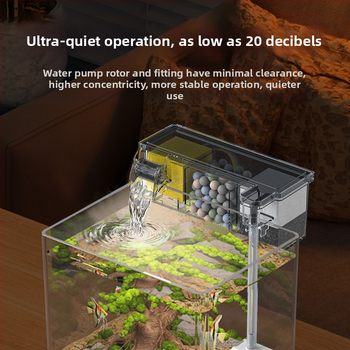 Akvariumo filtras, mažas išorinis krioklys, prie sienos tvirtinamas vėžlių filtras, mažas trijų viename filtras, tylus vandens siurblys, vandens valymo cirkuliacinis siurblys