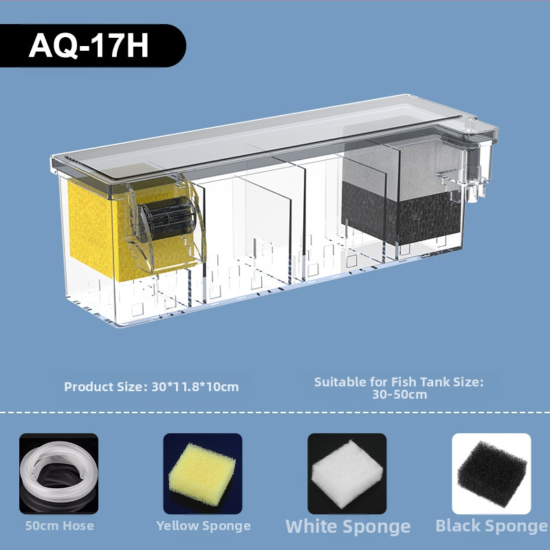 Akvariumo filtras, mažas išorinis krioklys, prie sienos tvirtinamas vėžlių filtras, mažas trijų viename filtras, tylus vandens siurblys, vandens valymo cirkuliacinis siurblys