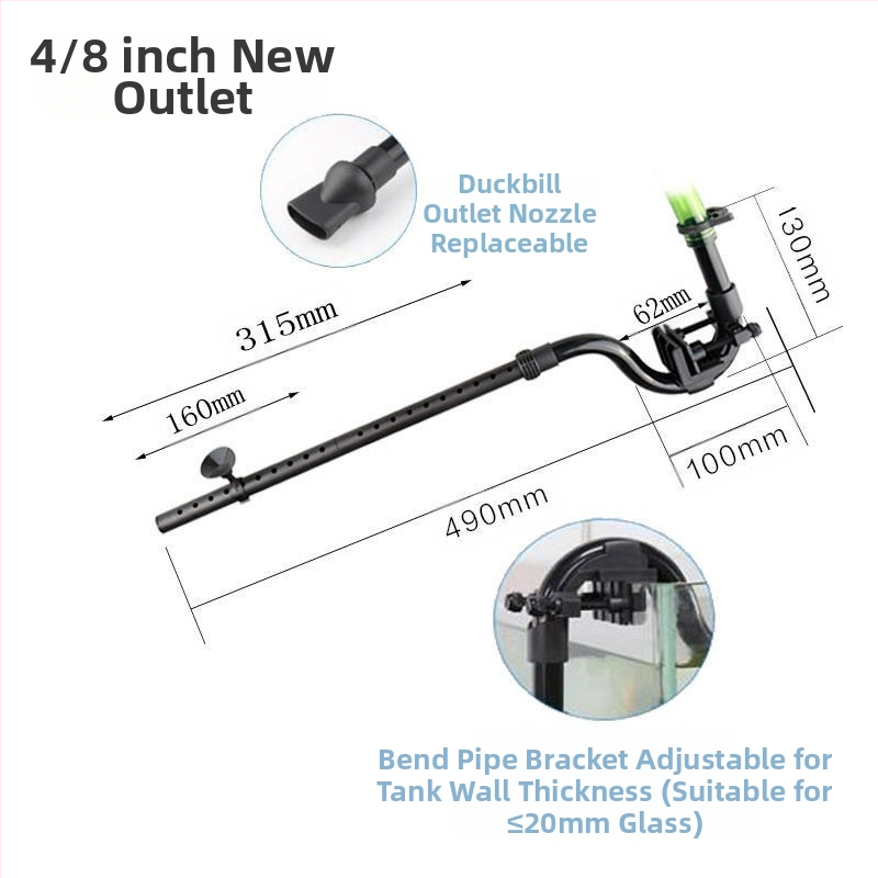 Самоделен филтърен варел, модификация на филтър, твърда тръба, кутия за капки, аксесоари за варел, аквариум, външна смукателна тръба, изходна тръба, тръба за оттичане на дъждовна вода