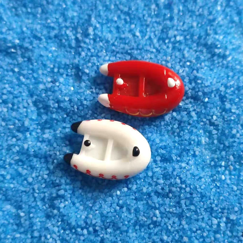 Микро пейзаж, мини лодка Jiangnan, рибарска лодка, занаятчийска лодка, океански аквариум, акваскейп, смола, „направи си сам“ декоративни орнаменти