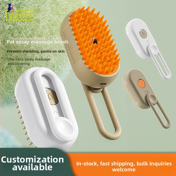 Prekogranični novi češalj za kućne ljubimce, električni češalj za masažu s raspršivačem, raspršivač s jednim klikom, protiv leteće dlake, masažna kupka na veliko