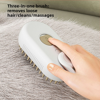 Prekogranični novi češalj za kućne ljubimce, električni češalj za masažu s raspršivačem, raspršivač s jednim klikom, protiv leteće dlake, masažna kupka na veliko
