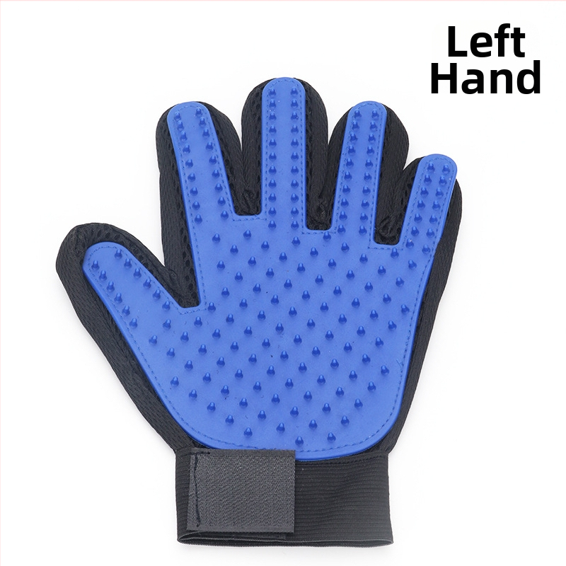 Фабрични директни ръкавици за почистване на котешка коса за домашни любимци ръкавици за масаж на домашни любимци силиконова четка за масаж на кучета