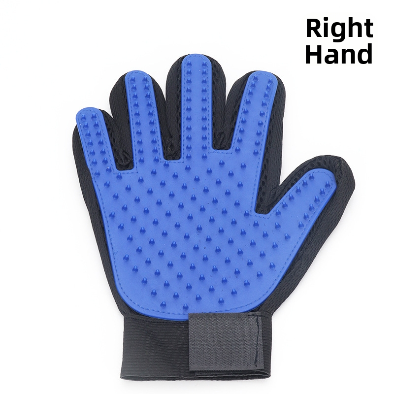 Фабрични директни ръкавици за почистване на котешка коса за домашни любимци ръкавици за масаж на домашни любимци силиконова четка за масаж на кучета