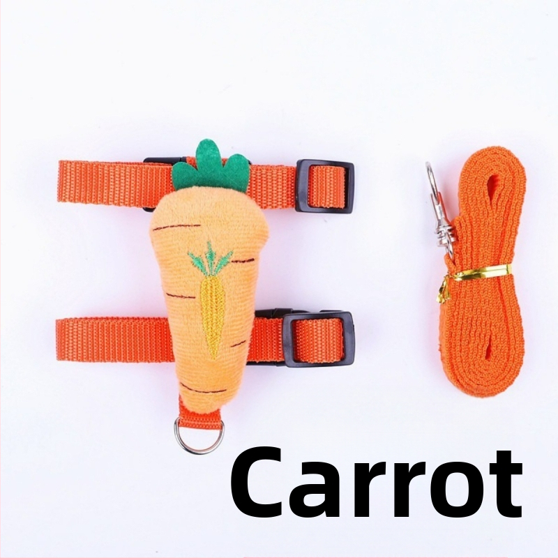 Въже за теглене на заек, сладко I-образно котешко заекско гърди гръб домашен любимец теглещо въже за ходене на заек на склад на едро