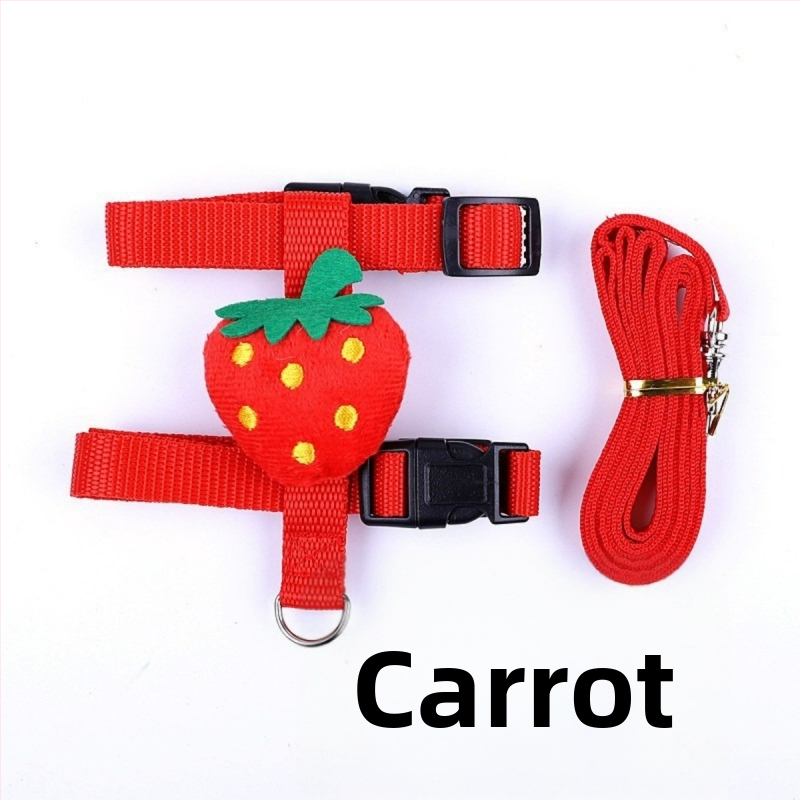 Въже за теглене на заек, сладко I-образно котешко заекско гърди гръб домашен любимец теглещо въже за ходене на заек на склад на едро