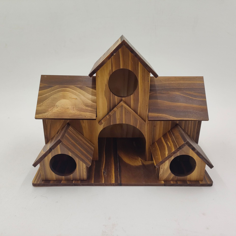 Medinis kūrybingas paukščio lizdas, korio, pastoracinės, medžio masyvo, vilos stiliaus, paukščių lesyklėlė, tiesioginiai pardavimai iš gamyklos