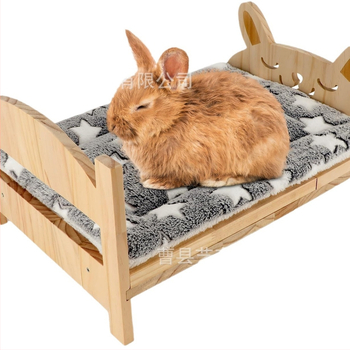 Piiriülene puidust hamstripesa meriseavoodi väikeloomade voodi merisea platvormvoodi neli aastaaega universaalne lemmiklooma puidust voodi hulgimüük