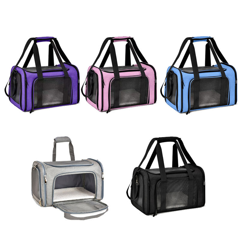 Τσάντα κατοικίδιων ζώων Amazon Hot Oxford Cut για σκύλους, τσάντα κατοικίδιων ζώων για έξοδο, τσάντα κατοικίδιων ζώων για αυτοκίνητο, φορητή τσάντα κατοικίδιων ζώων με πλέγμα για γάτες