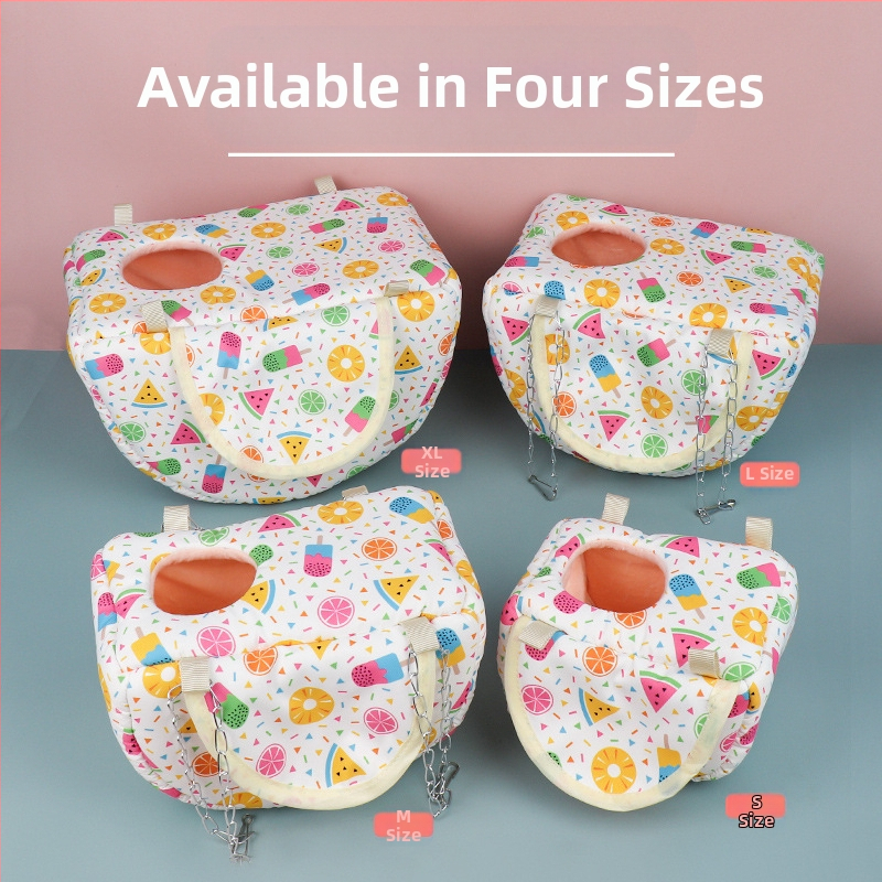 Xiaoxiaojia медена торбичка памучно гнездо хамстер цвете клон мишка хамак лято морско свинче спящо гнездо катерица папагал Тоторо висящо гнездо