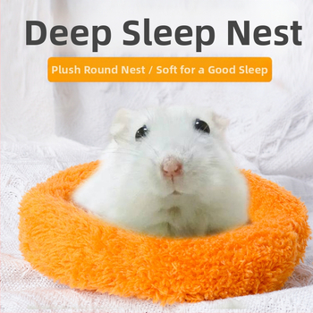Χαλί φωλιάς χάμστερ, φωλιά κατοικίδιων, χάμστερ σκαντζόχοιρος, τσιντσιλά κουνελιού, αρκτικό βελούδο, ζεστό βαμβακερό χαλί φωλιάς