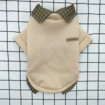 Πουλόβερ δύο τεμαχίων με ψεύτικο γιακά για κατοικίδια, άνοιξη και φθινόπωρο, λεπτό βελούδινο chenari, Bomei Teddy, γάτα, σκύλος, κατοικίδια, δίποδα ρούχα